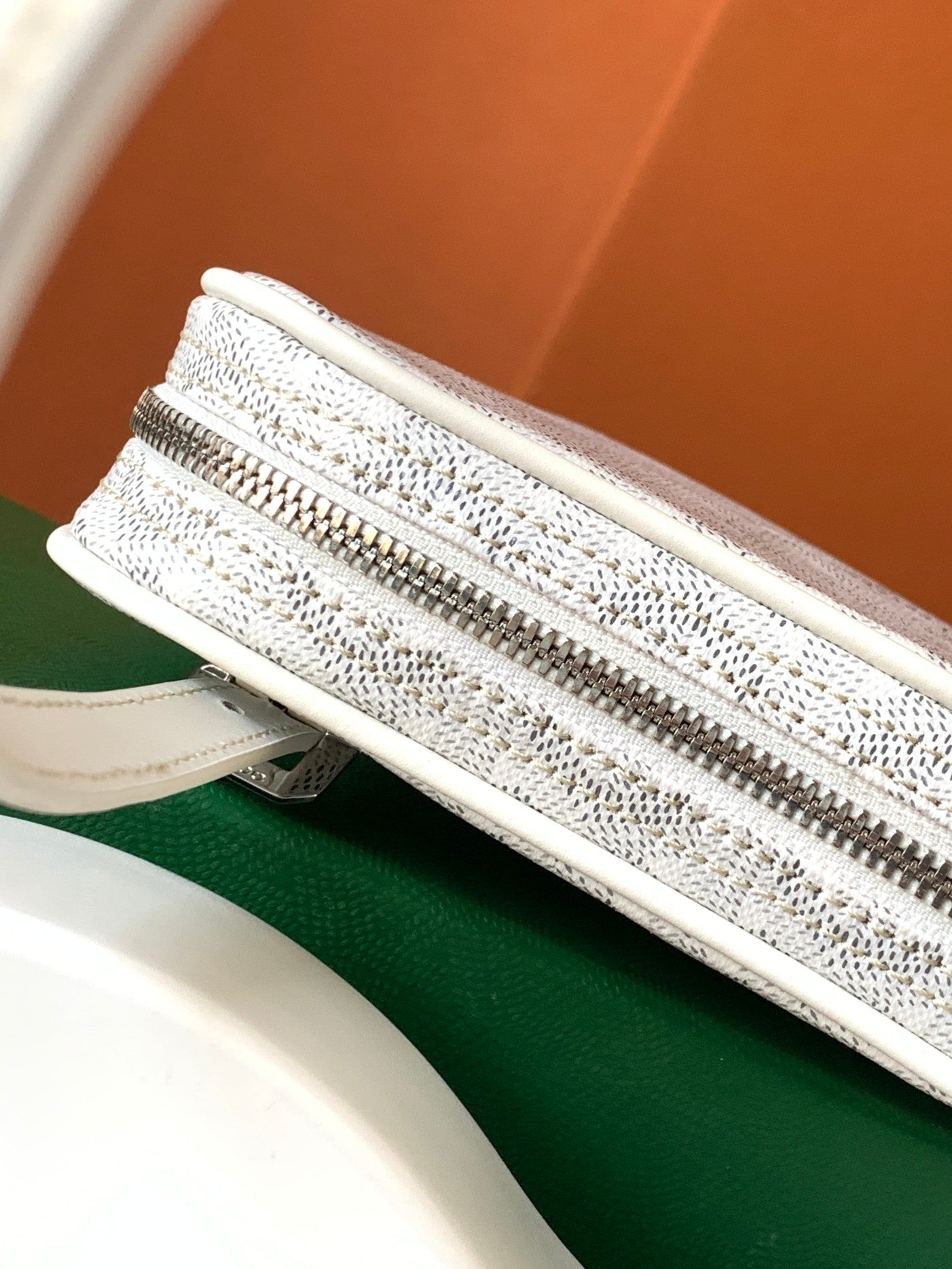 Goyard Yona Bag Coated MM 21Cm White Canvas