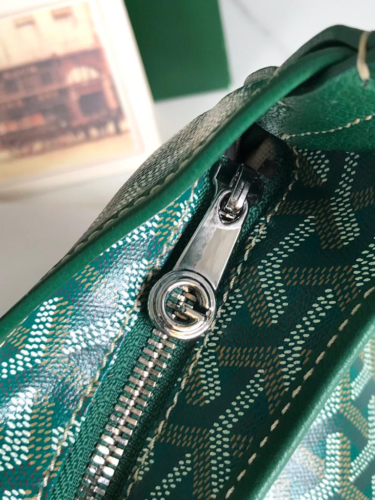 Goyard Hobo Boheme 42Cm Green Canvas