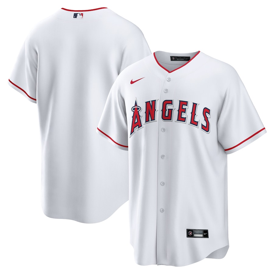 Los Angeles Angels Home Blank Jersey White