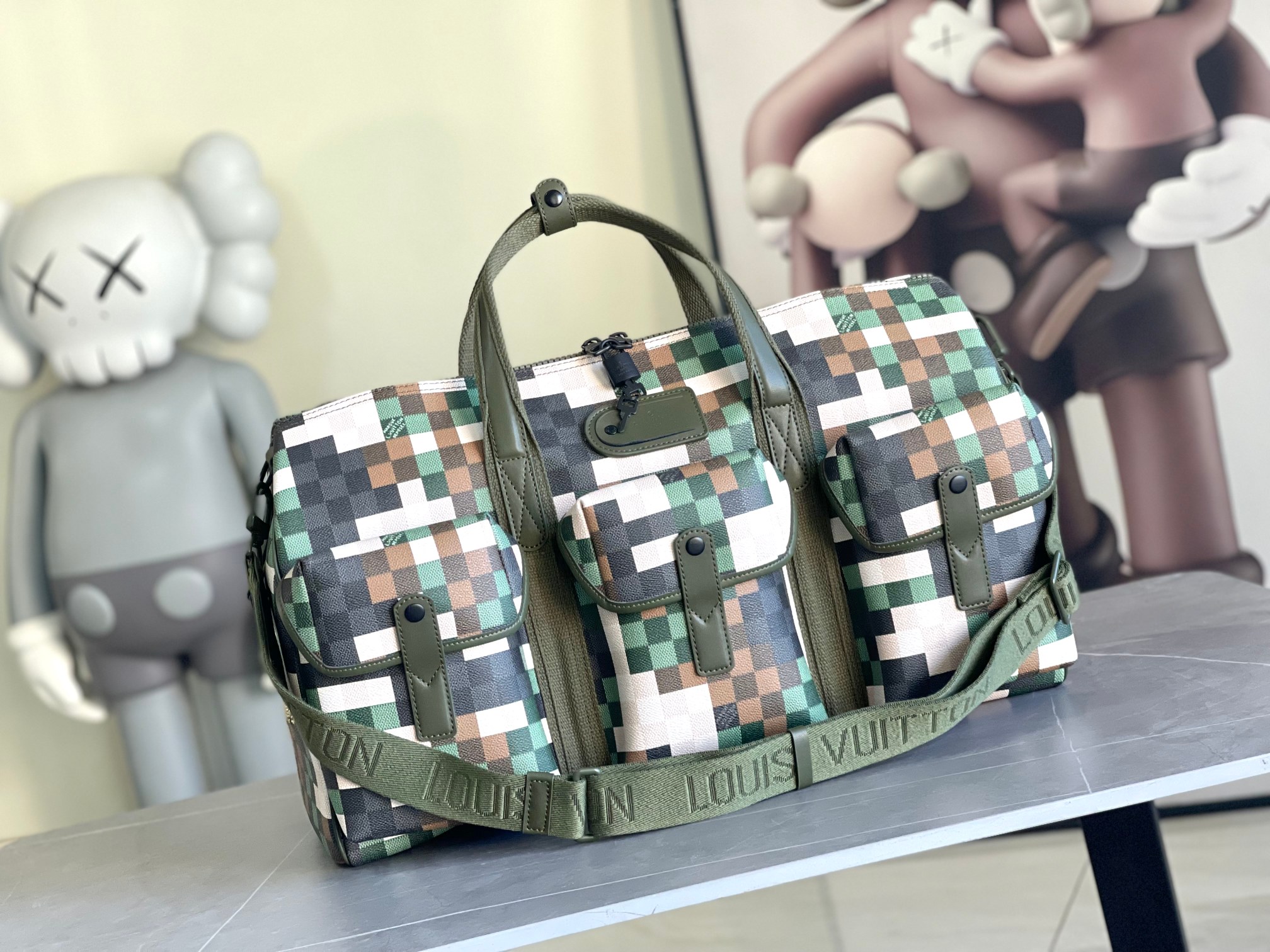 LV-M24454-Trail Keepall 55
