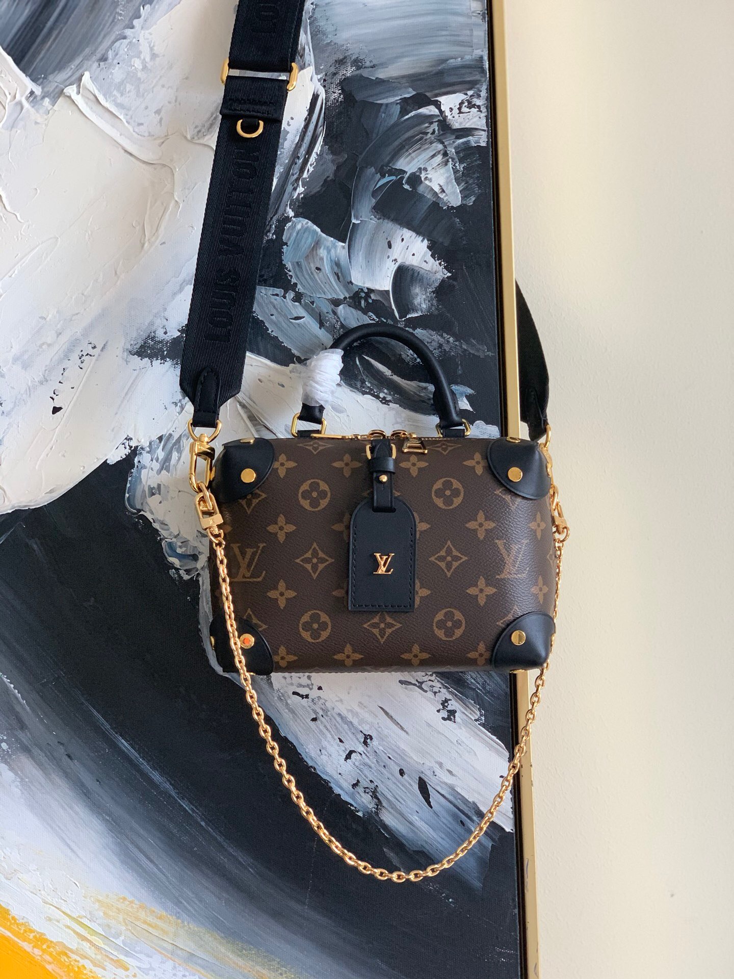Louis Vuitton Monogram Petite Malle Souple 20Cm M45571