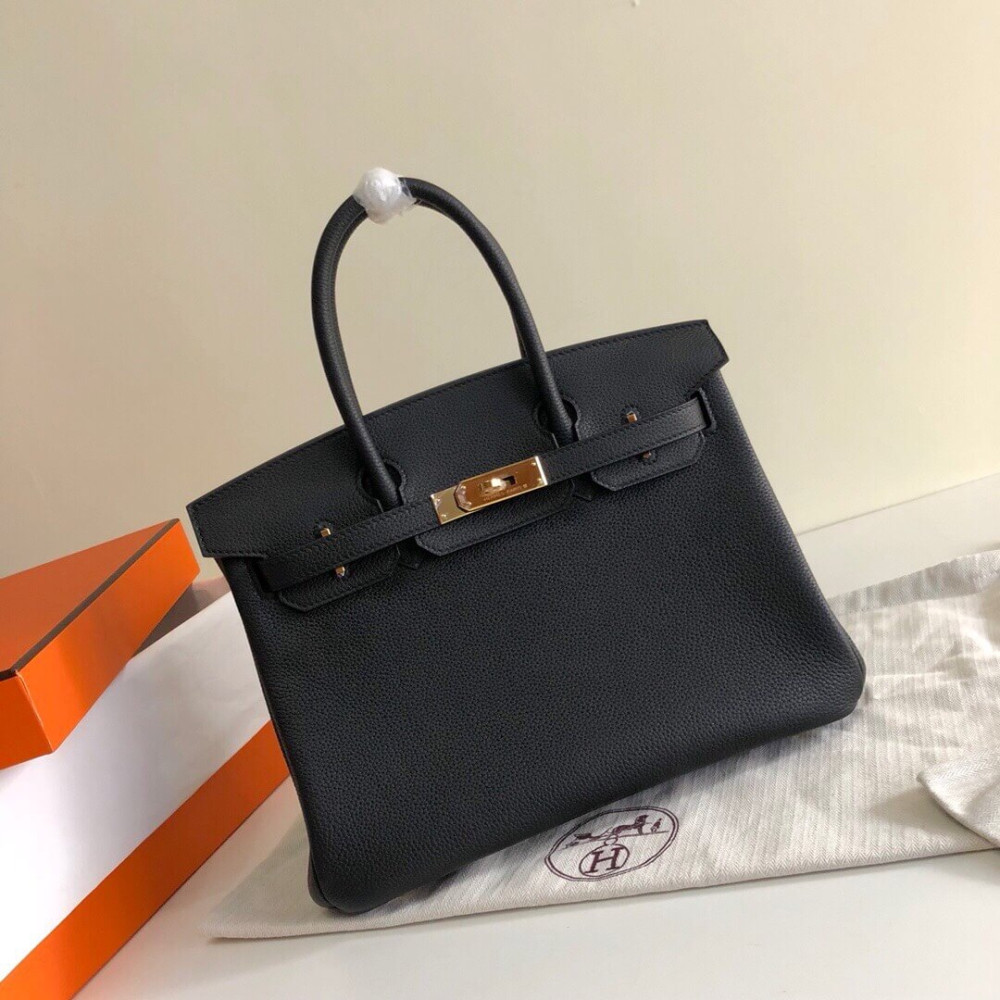 Hermes Black Togo Leather Birkin 30