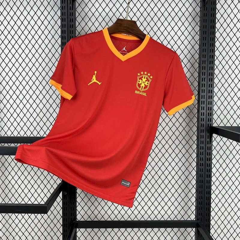 2025-26 Brazil season Jordan red special edition Football jersey