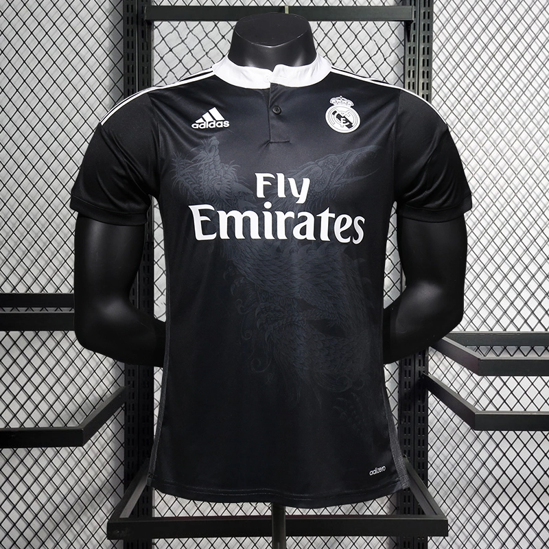 Retro Player 2014-15 Real Madrid second guest RONALDO Benzema Bale Sergio Ramos Alonso Di Maria Modric Football jersey retro