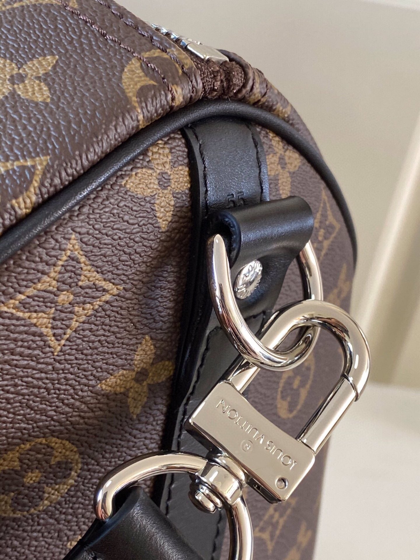 Louis Vuitton Keepall Bandouli Re 55 Monogram Macassar 55cm M56714