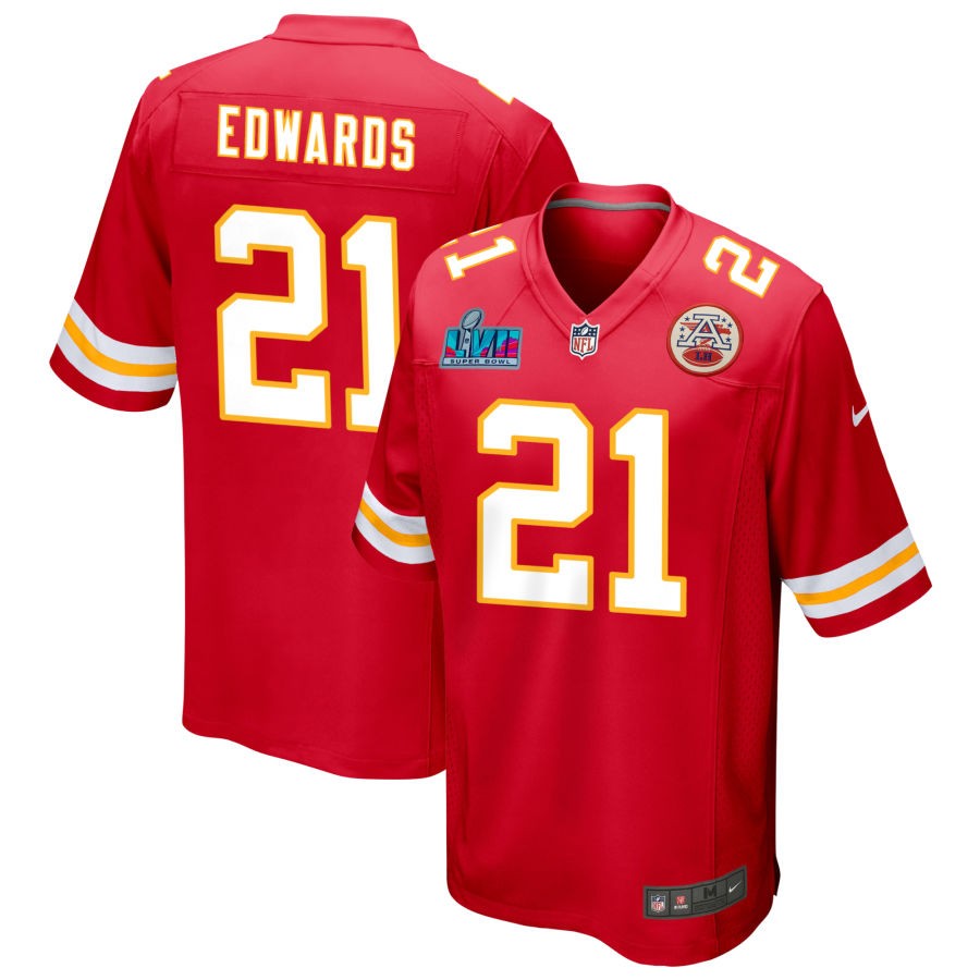 Mike Edwards Kansas City Chiefs Nike Super Bowl LVII Game Jersey - Red