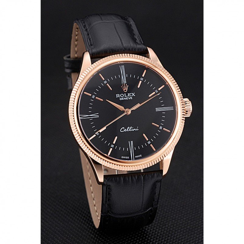 Rolex Cellini 39mm Black Dial 622656