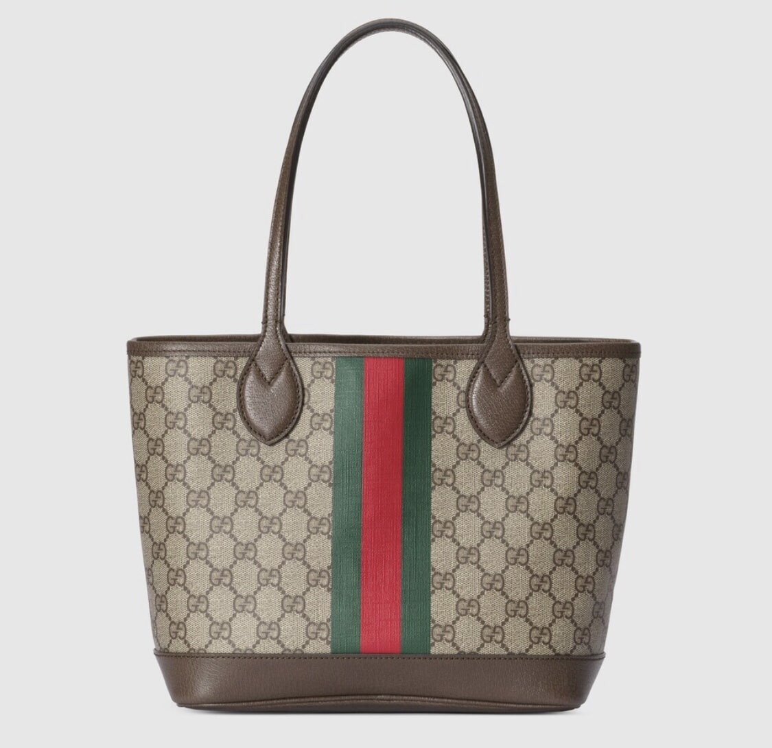 Gucci Ophidia Small Tote Bag Beige And Ebony Gg 25cm 726762 2aaay 9151