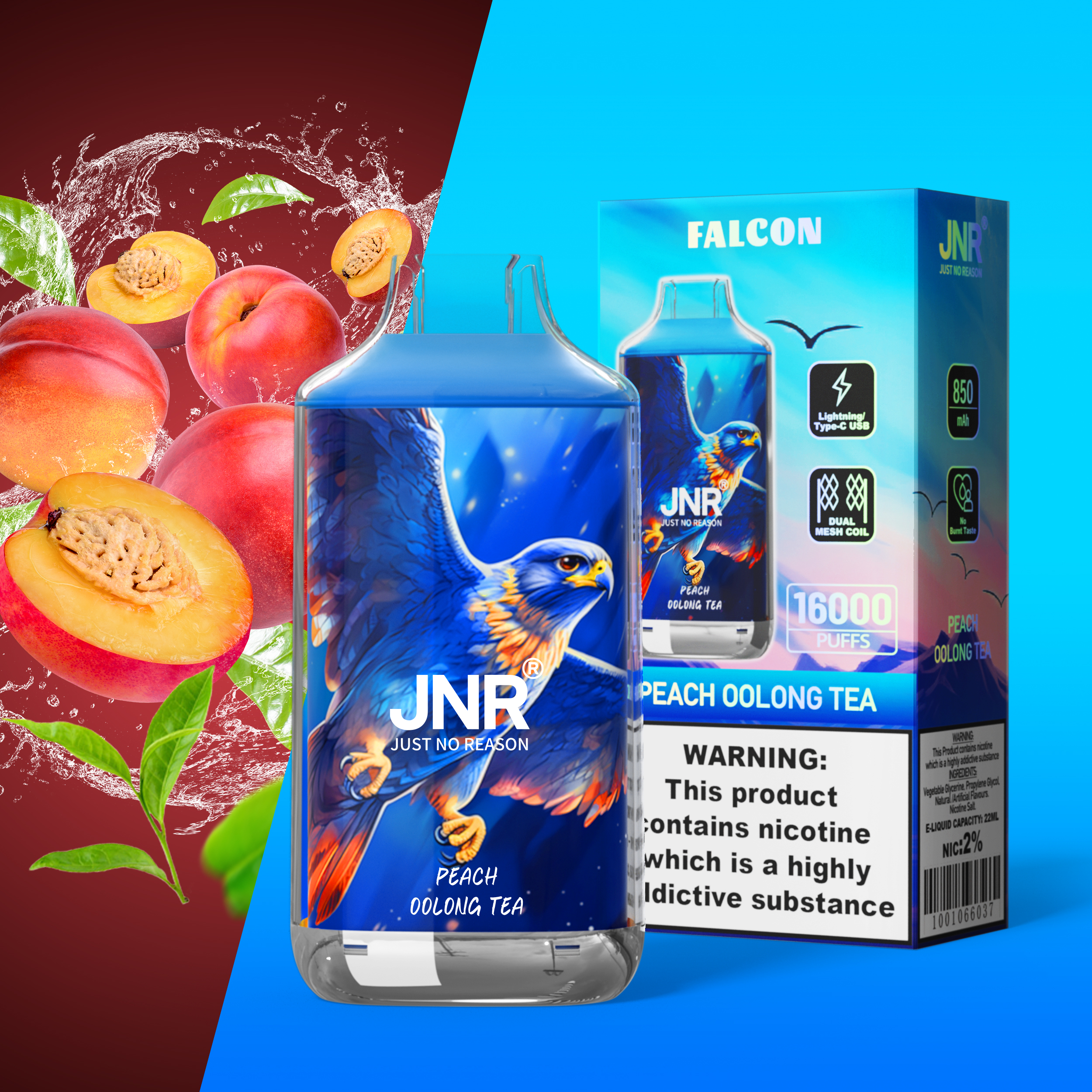 JNR Falcon 16000 Puffs Disposable Vape