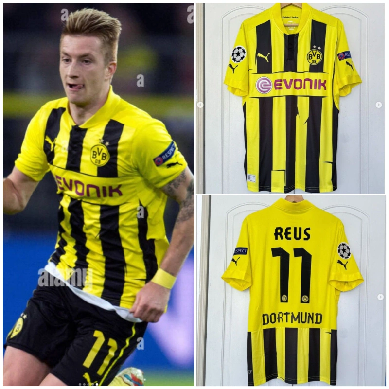 Retro 2012-13 Dortmund Home Football jersey retro