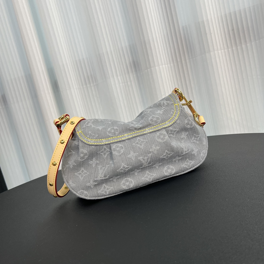 Louis Vuitton Monogram Denim Sunset Shoulder Bag 27cm/ 10.6in