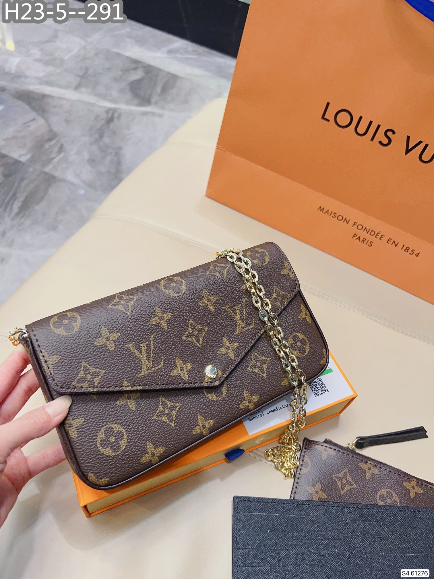 Louis Vuitton Set Of 3 Items Monogram Okinawa Blue 18Cm