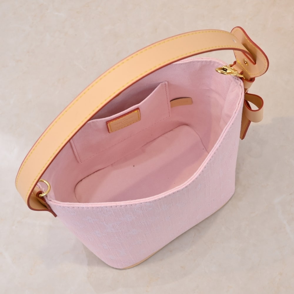 Louis Vuitton All In BB Monogram Denim Pink 18Cm