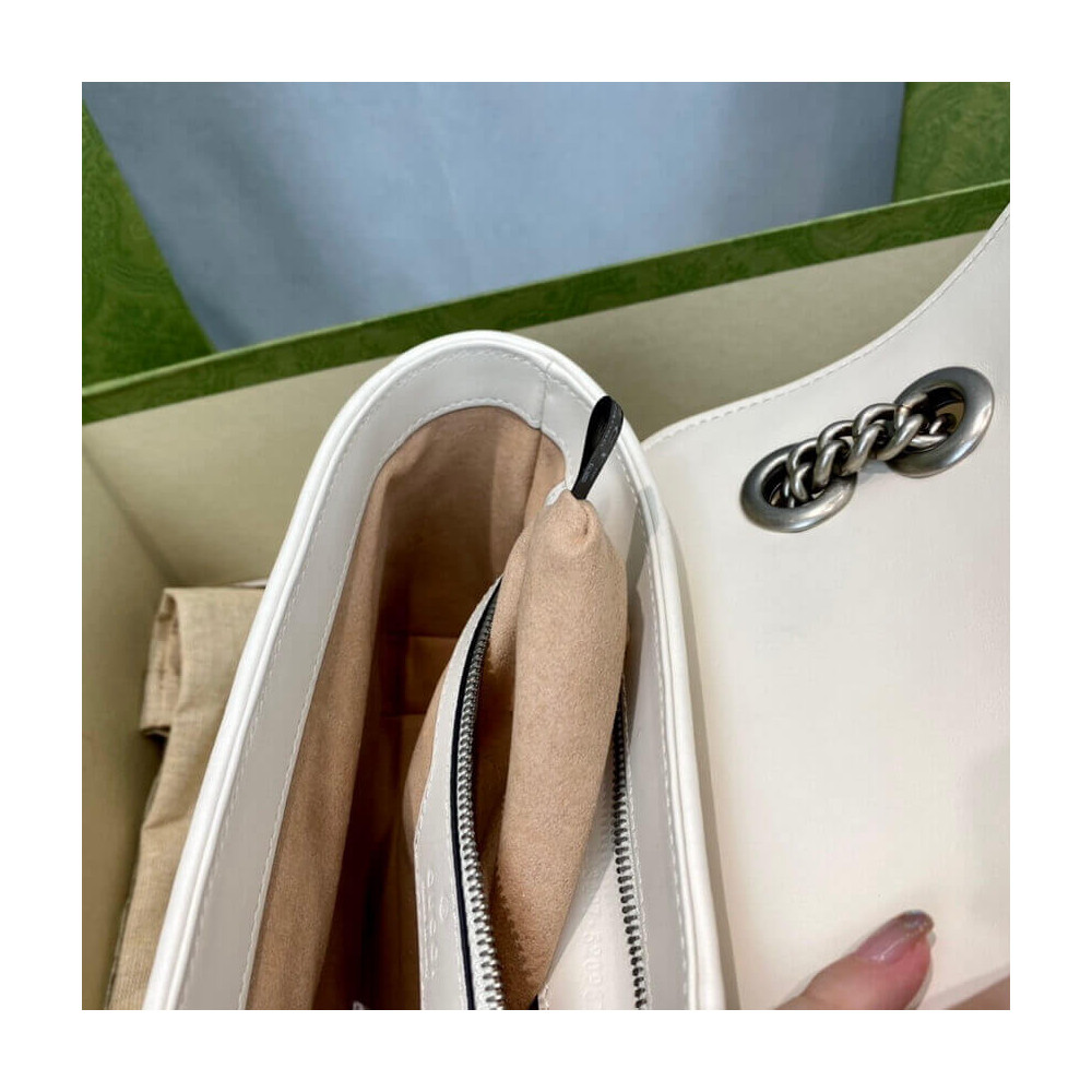 Gucci GG Marmont Small Shoulder Bag White
