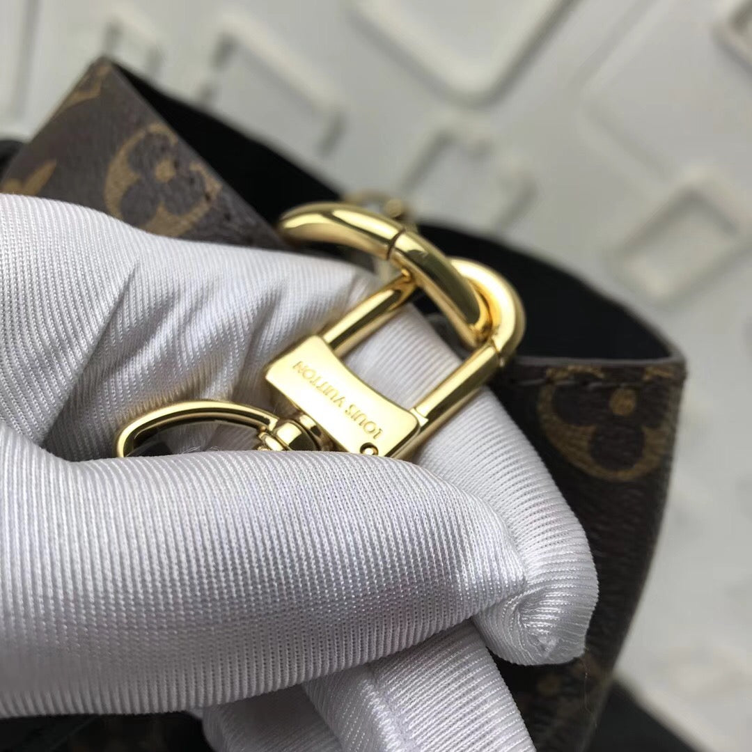Louis Vuitton Flower Tote Bag 34Cm Brown M43550