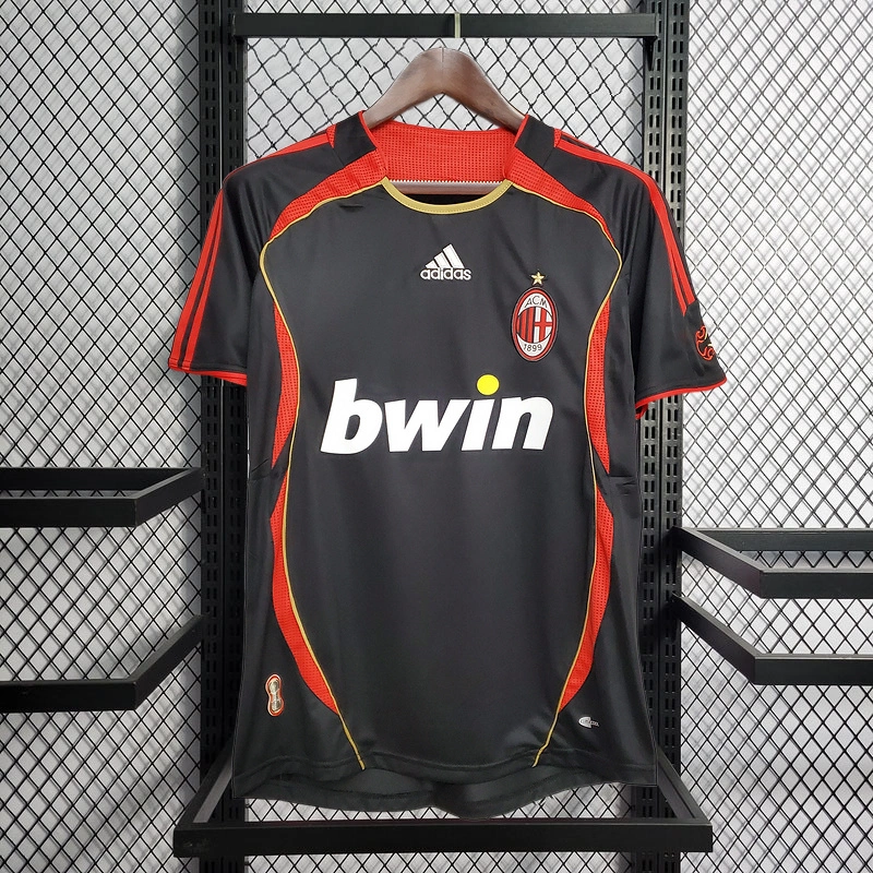 Retro 2006-07 AC Milan third away MALDINI KAKA PIRLO  Football jersey retro