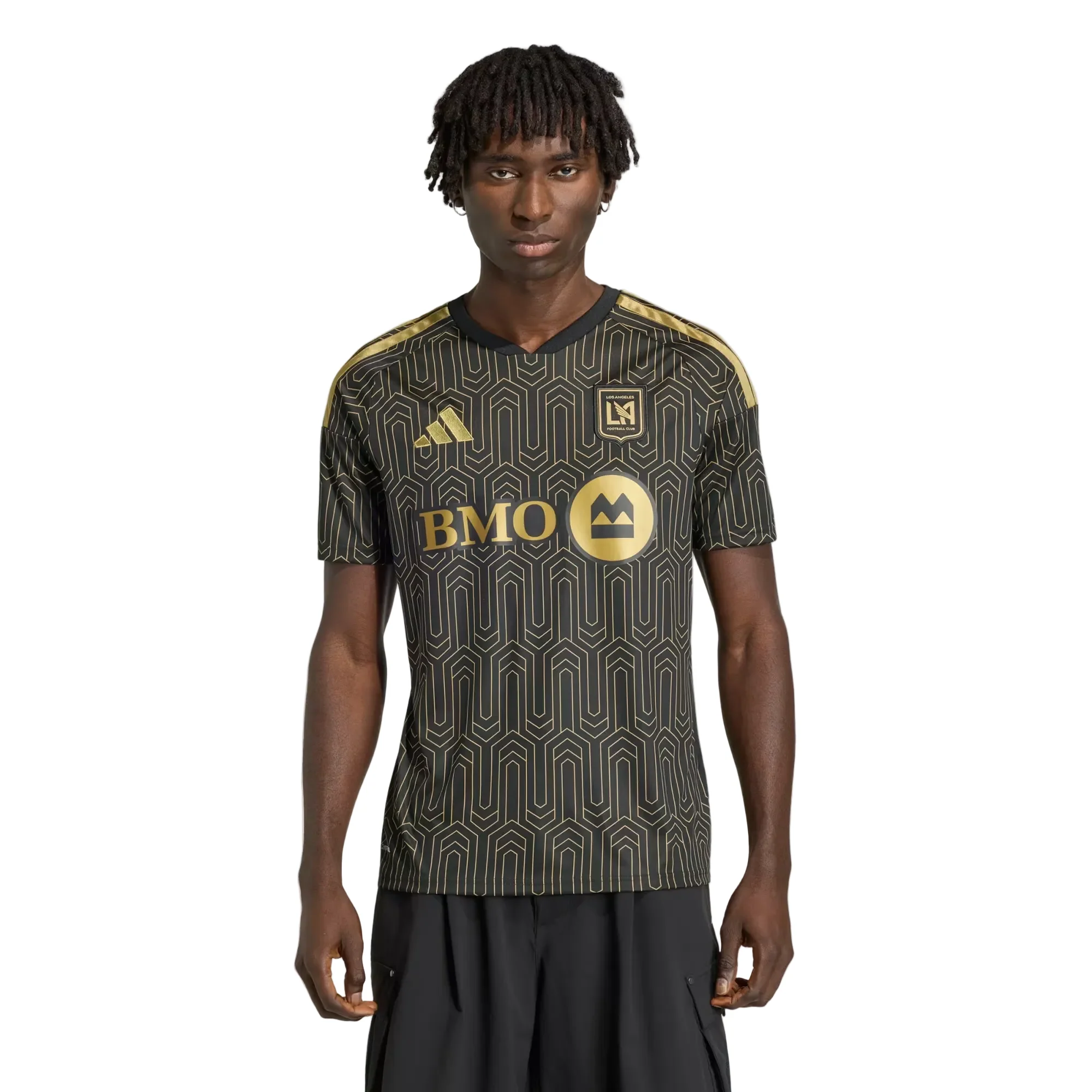 adidas Men's Son Heung-Min LAFC Stadium Home Jersey 26/27 (Black/Gold)