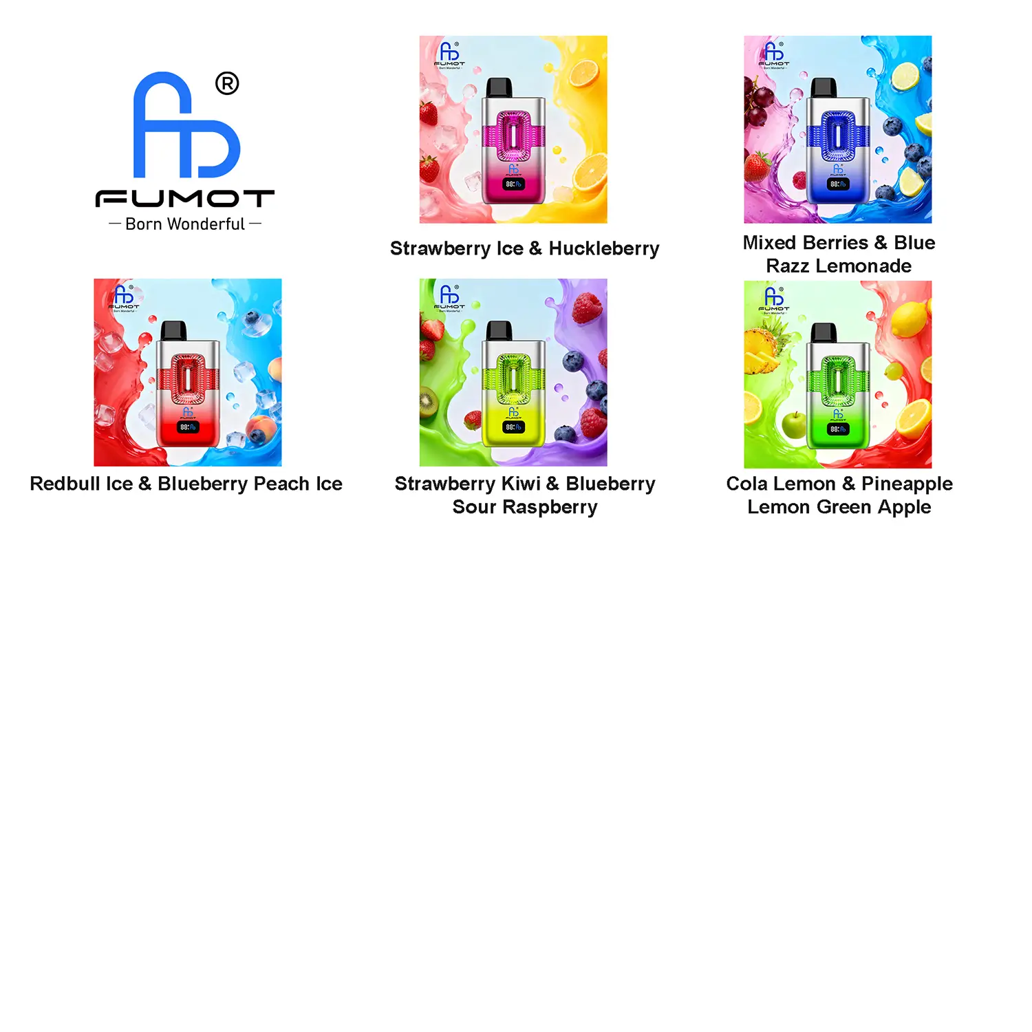 Fumot 50K 2IN1 Disposable Vape - (1 Vape)