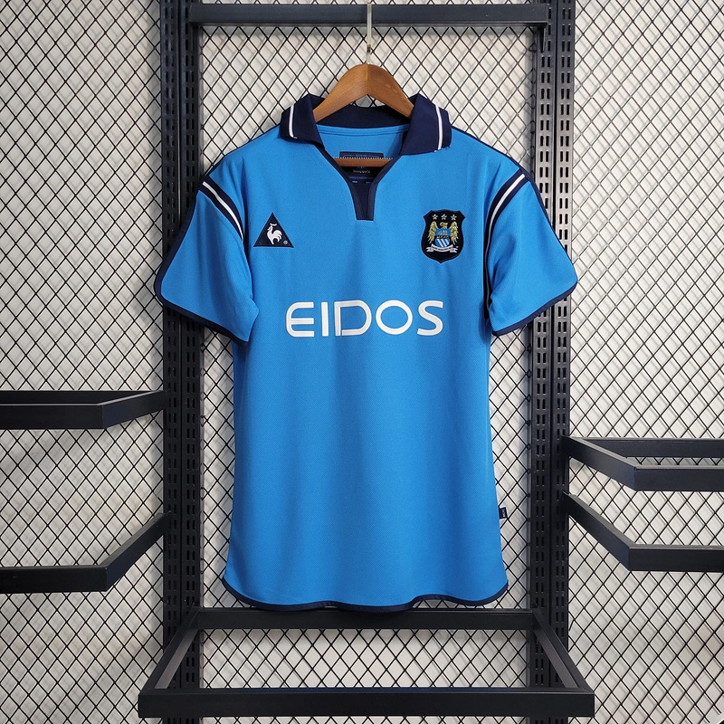 Retro 2001-02 Manchester City home Football jersey retro