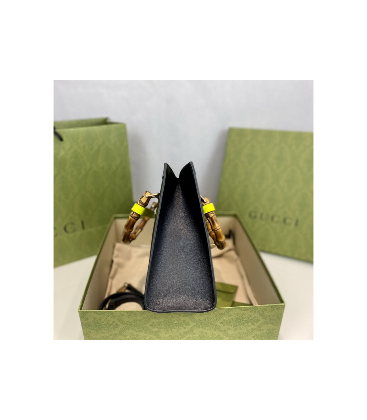 Gucci Diana Small Tote Bag Black