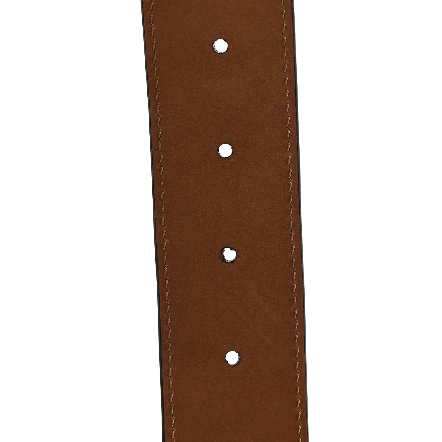 Calfskin Crocodile Embossed FF Belt 105 42 Black