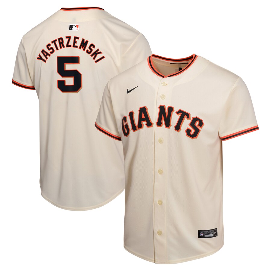 Mike Yastrzemski San Francisco Giants Youth Home Game Player Jersey Cream