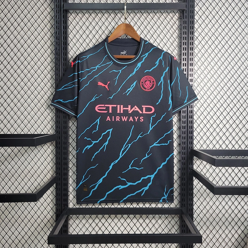 2023-24 Manchester City 2 away Football jersey