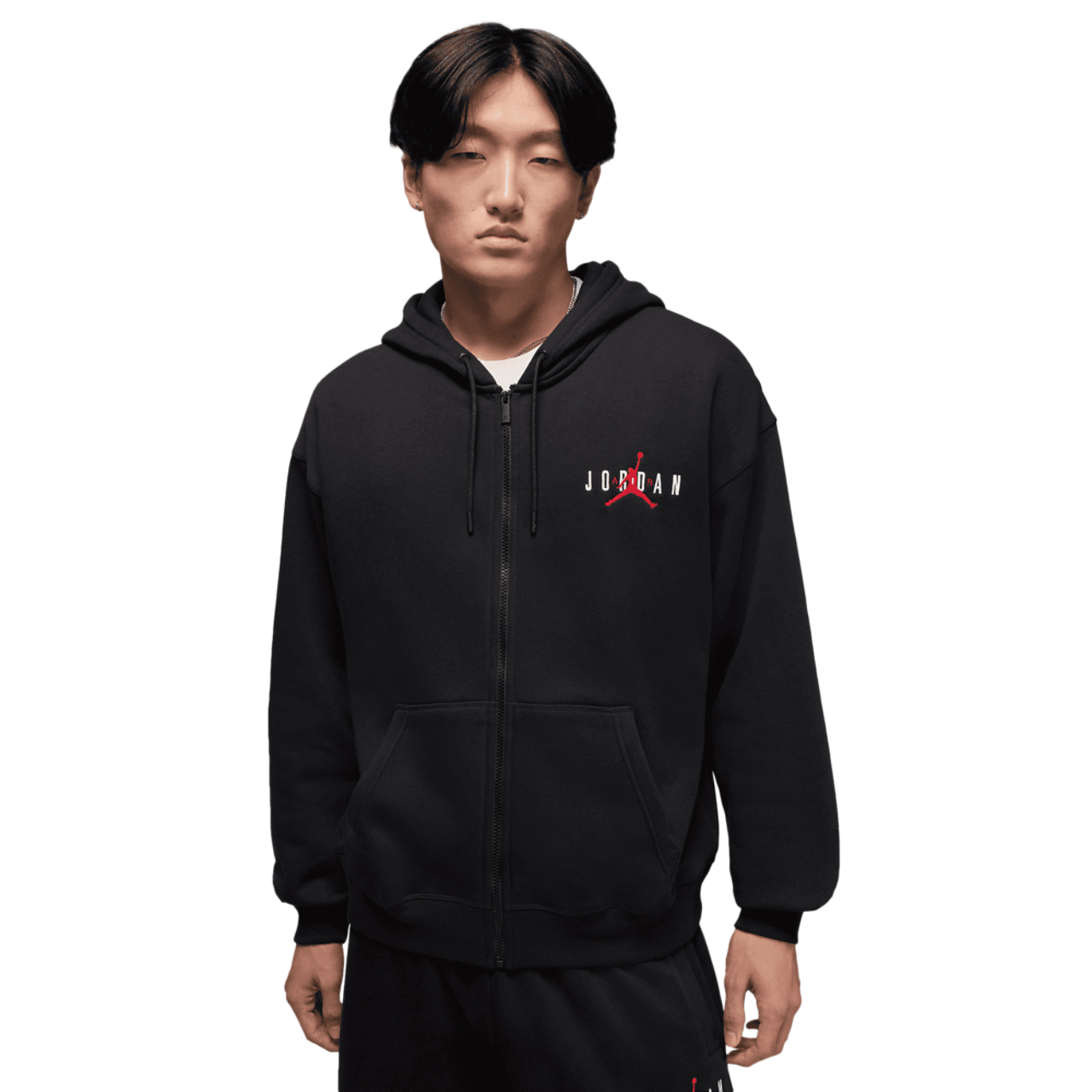 Jordan Brooklyn Oversize Stretch Full-Zip Hoodie