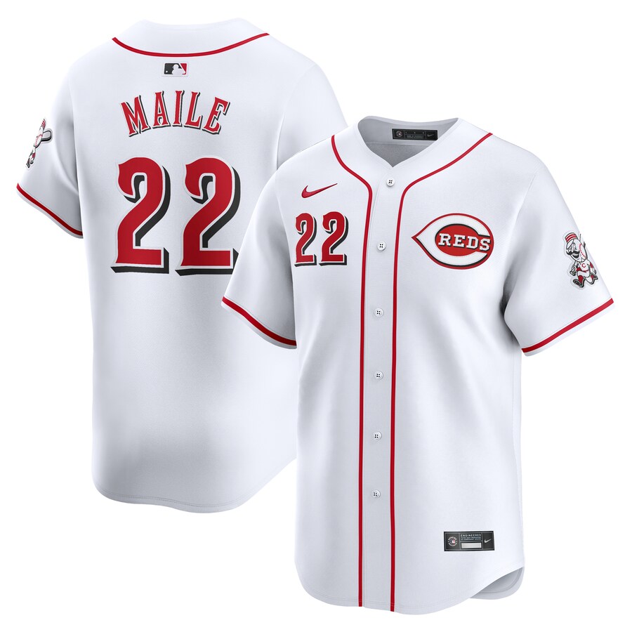 Luke Maile Cincinnati Reds Home Limited Player Jersey White