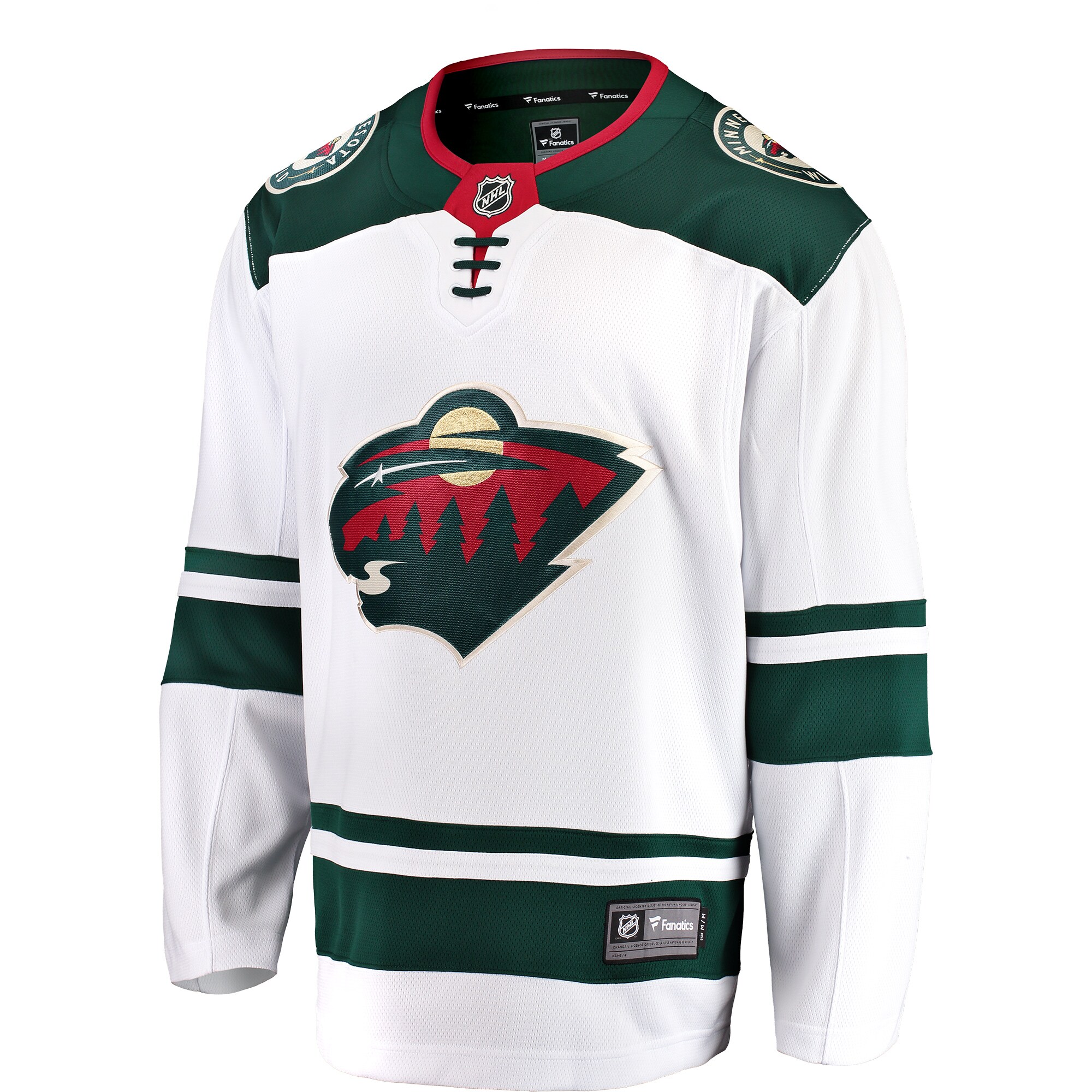 Minnesota Wild Fanatics Breakaway Away Jersey – White