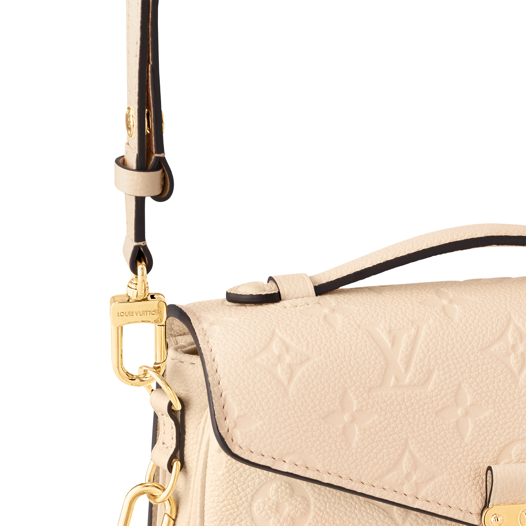 Louis Vuitton Pochette Métis East West Monogram Empreinte Leather – Women – Handbags Cream