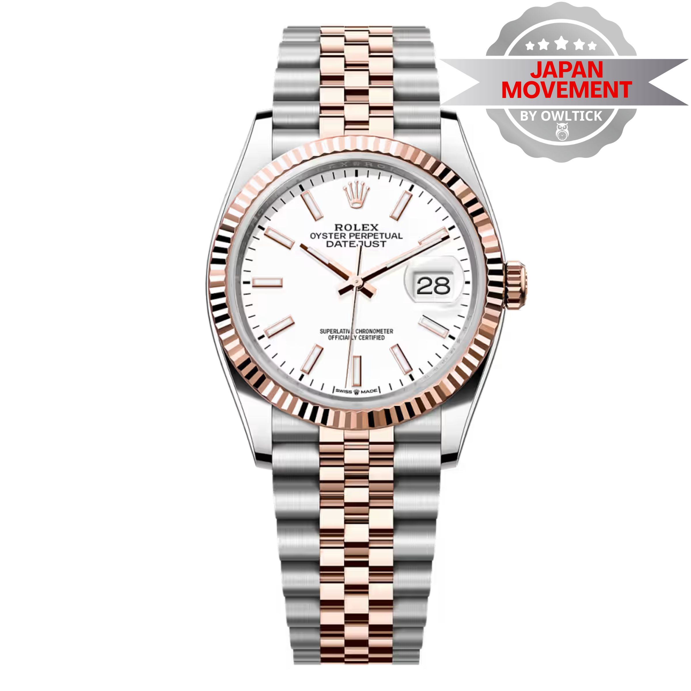 [Superclone] Rolex Datejust 36mm White Dial Jubilee 126231