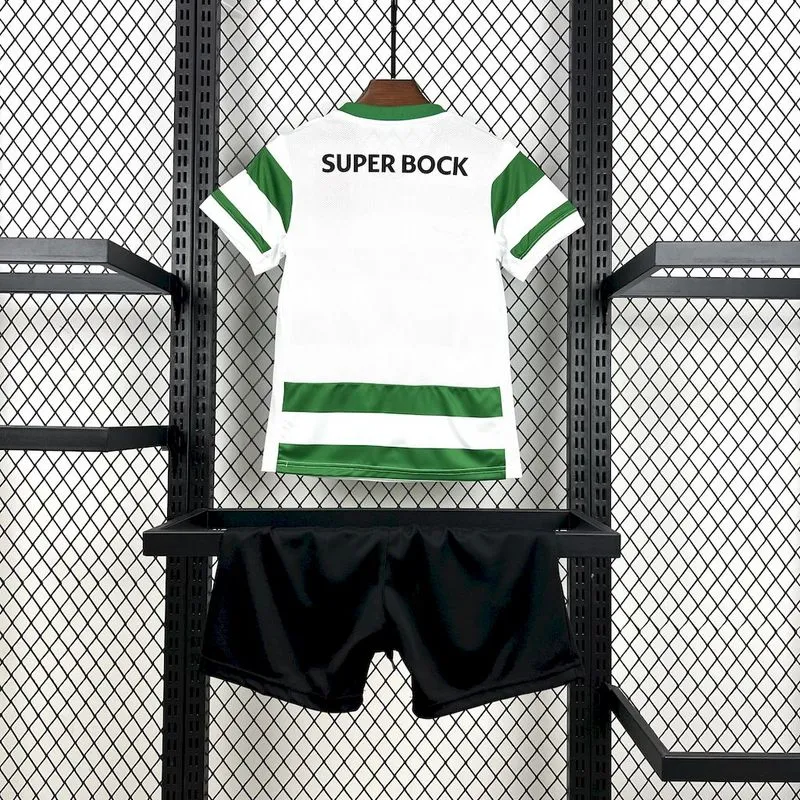 2025-26 Sporting Home Kids football jersey