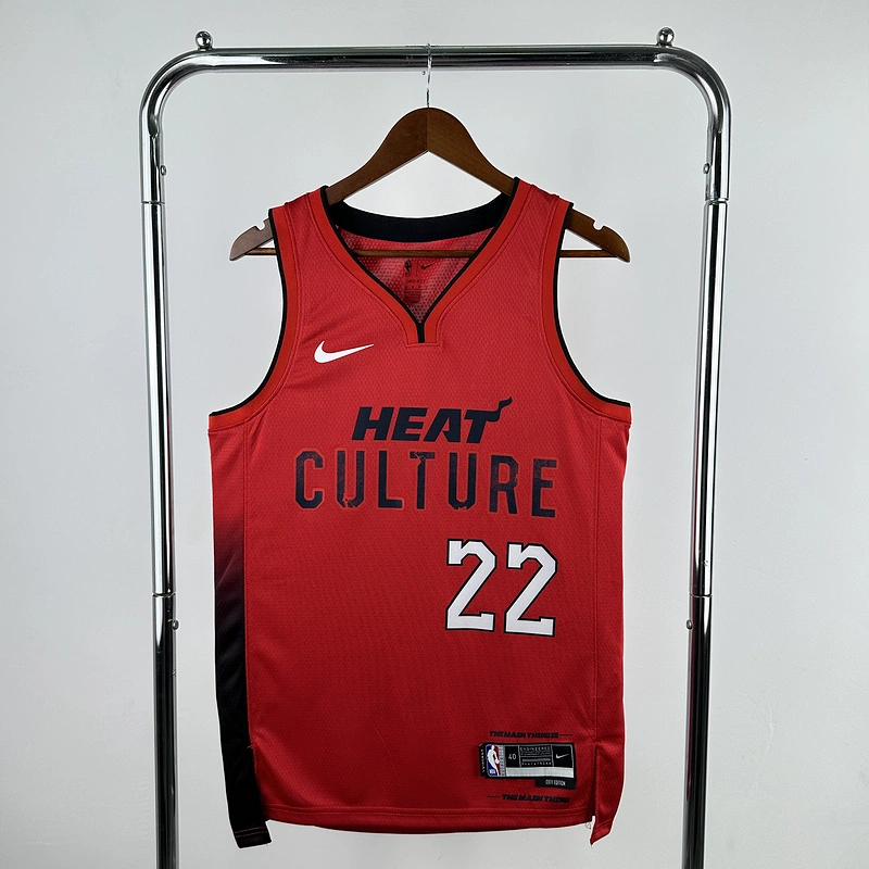 2025 NBA Miami Heat 22 BUTLER Basketball Jersey