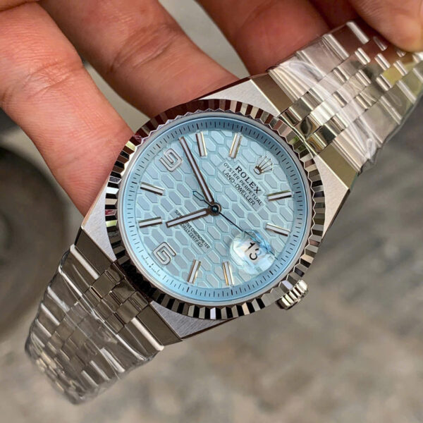 [Superclone] Rolex Land-Dweller 36mm Ice-Blue Dial Flat Jubilee 127236