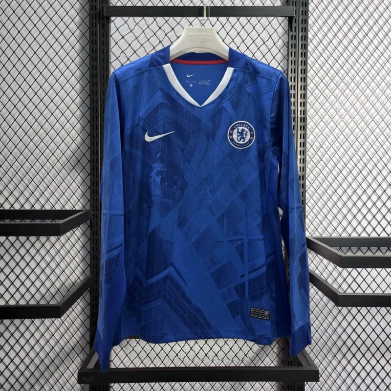 2025-26 Chelsea Home Long sleeve Football jersey