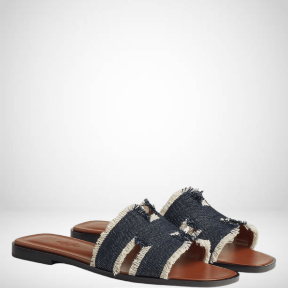 HERMES BLEU BRUT ORAN SANDAL
