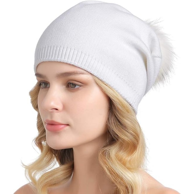 Women Knit Wool Beanie