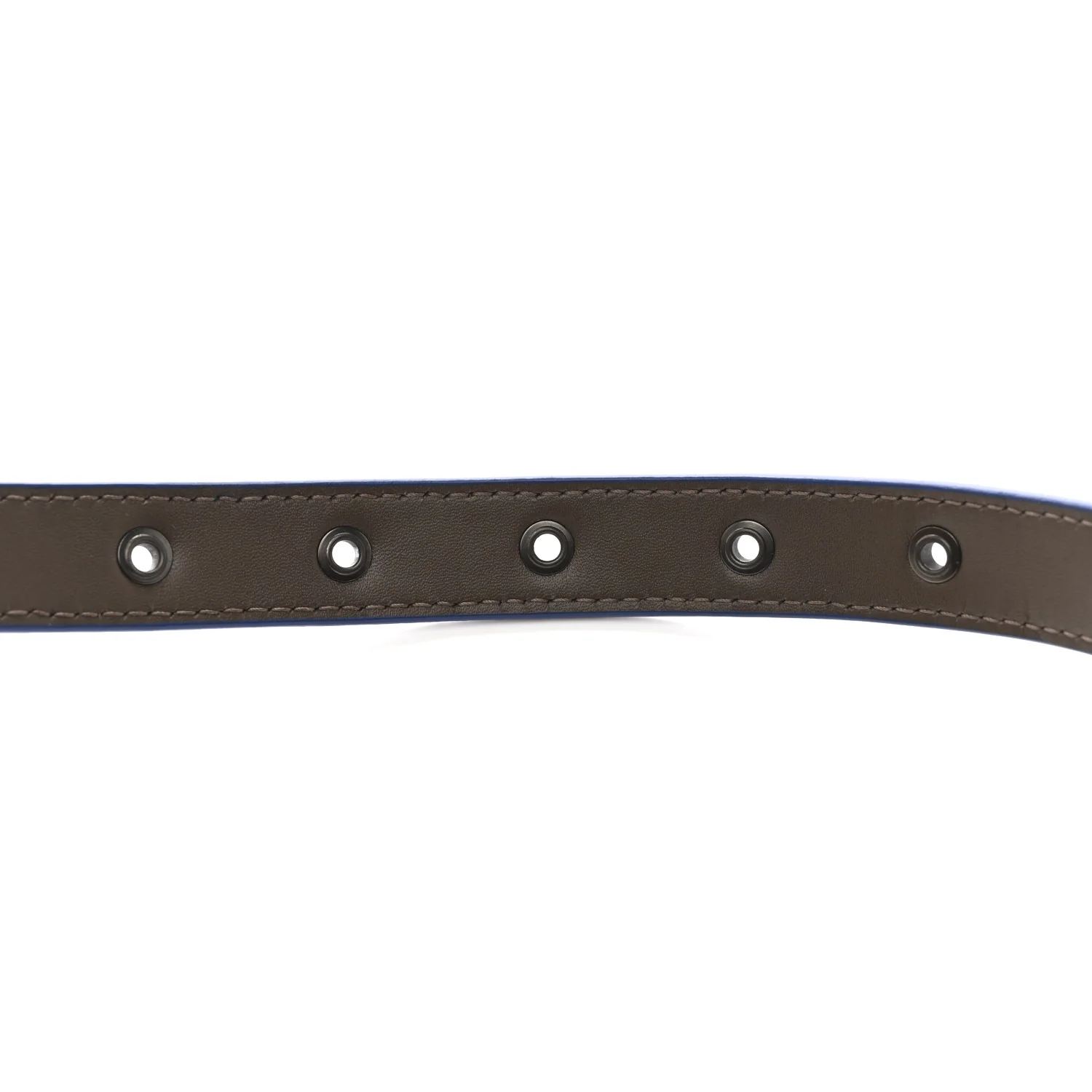 Metallic Nappa Intrecciato Belt 80 32 Blue