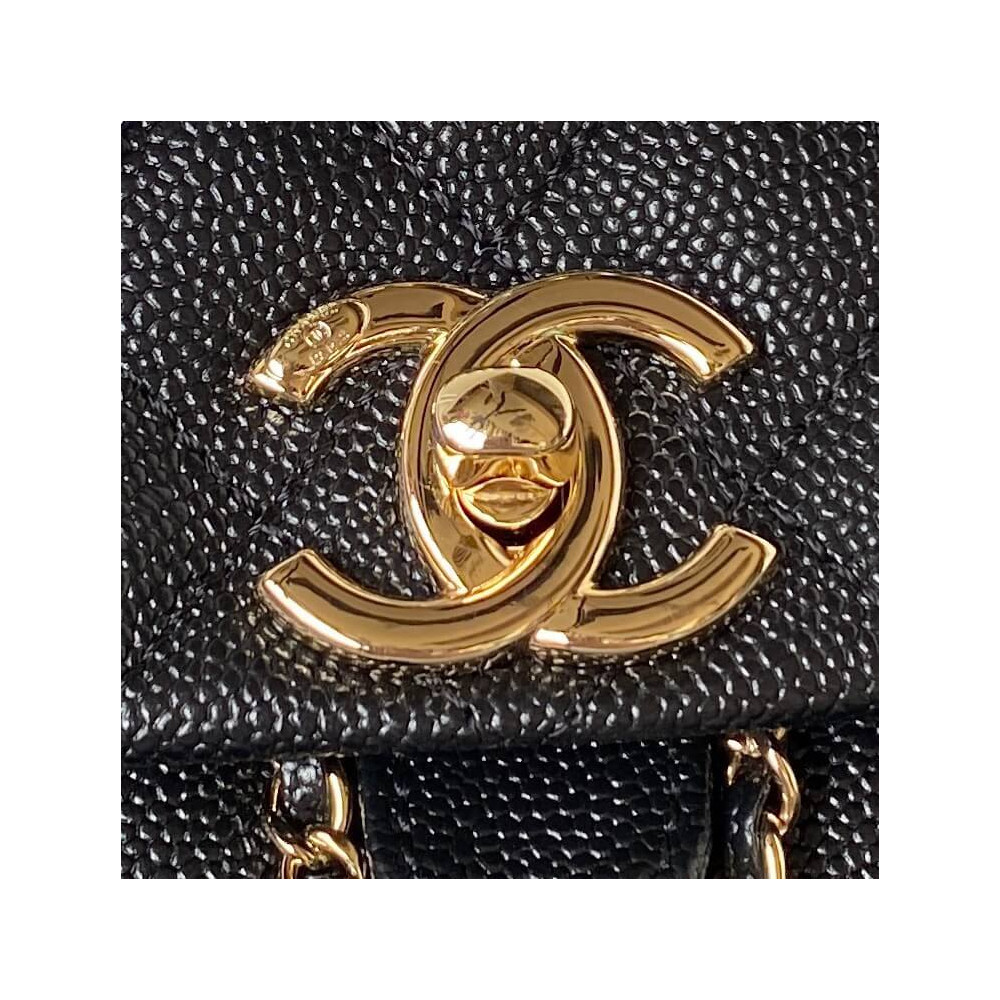 Chanel Small Duma Backpack Caviar Calfskin 19cm/7.5in
