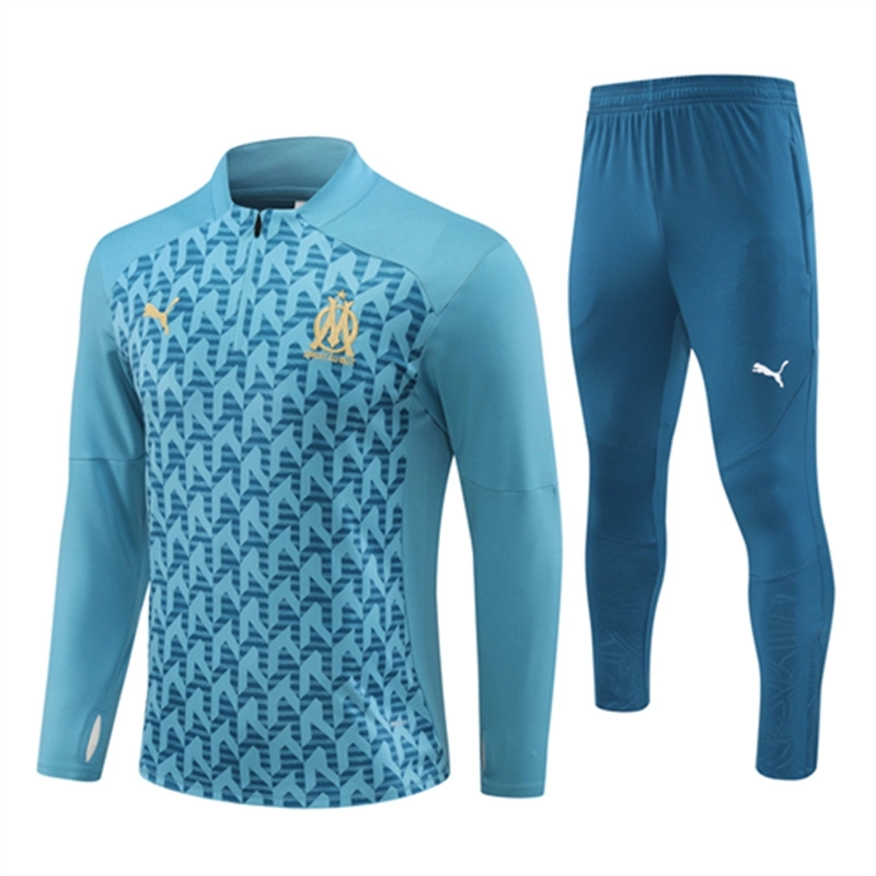 2024-25 Marseille Green Long Sleeve Training Suit