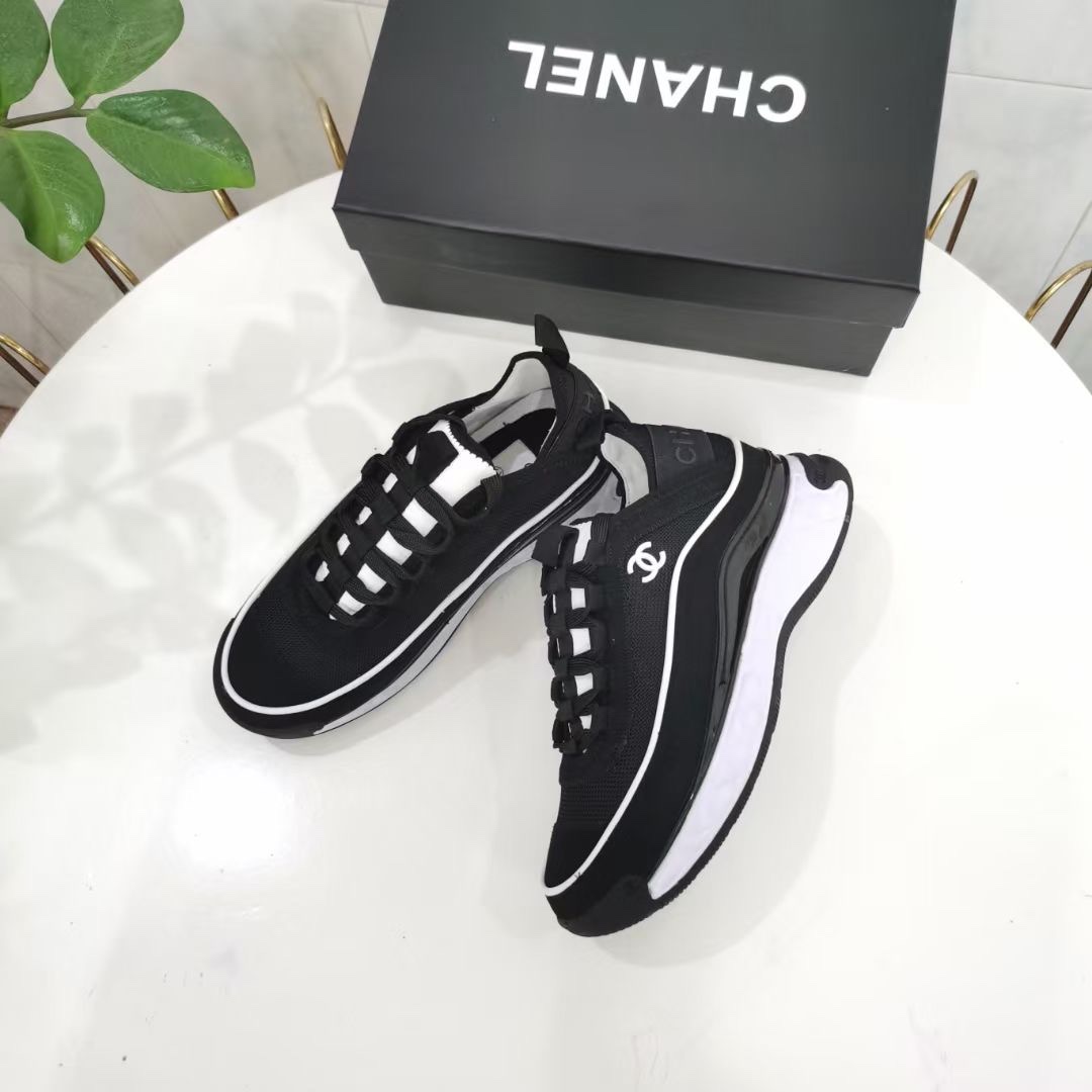 Chanel Women’S Suede Sneaker Black G39072 Y55826 K4284
