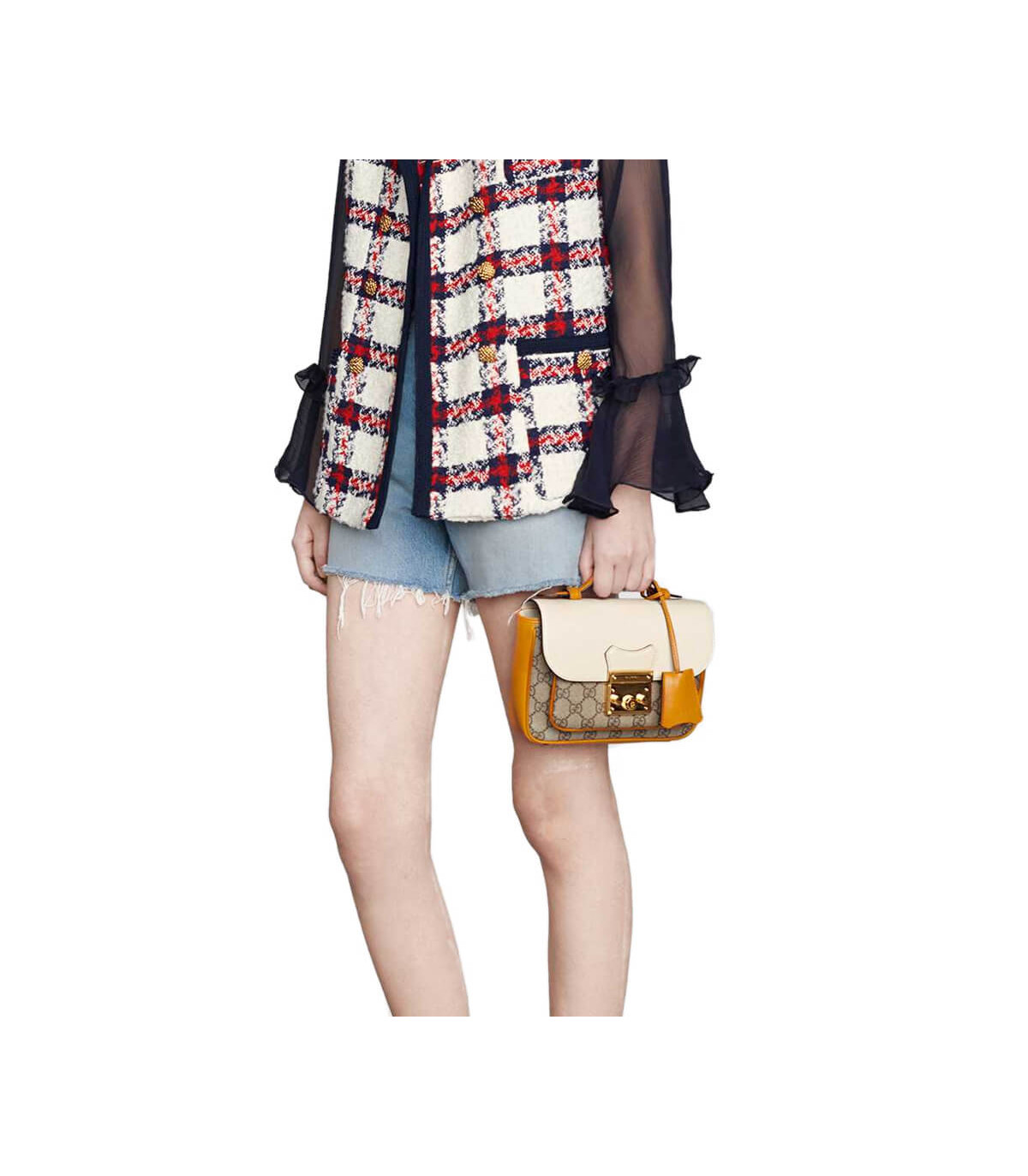 Gucci Padlock Mini Bag White