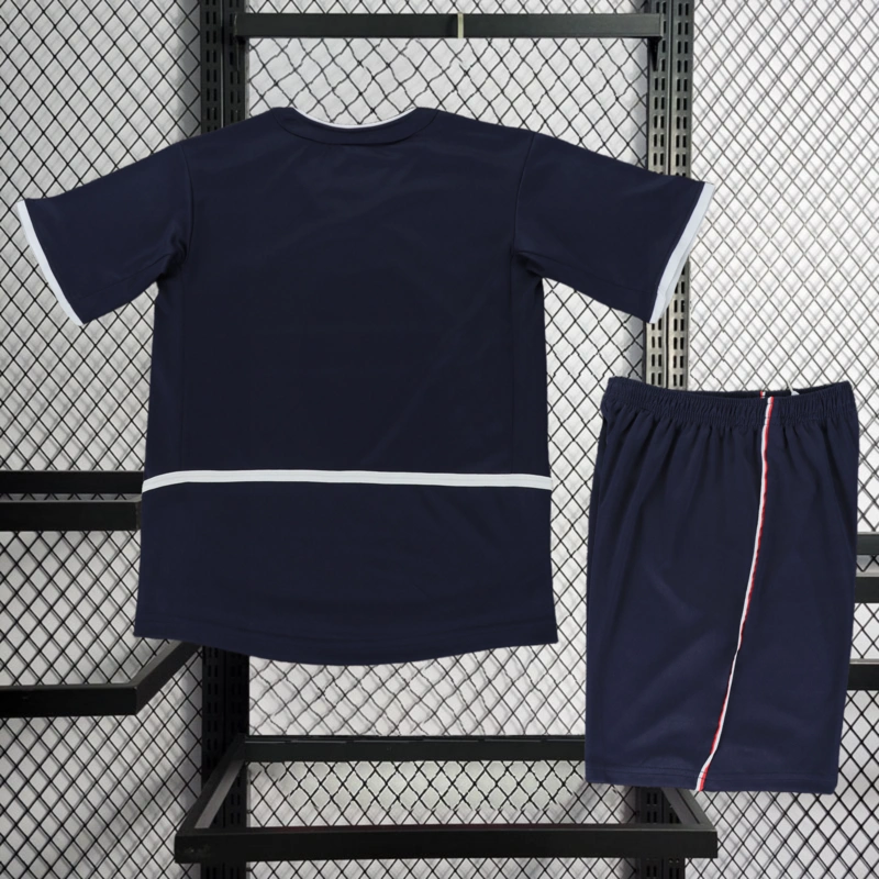 Retro Kids 2002-03 Kids PSG Home Football jersey retro