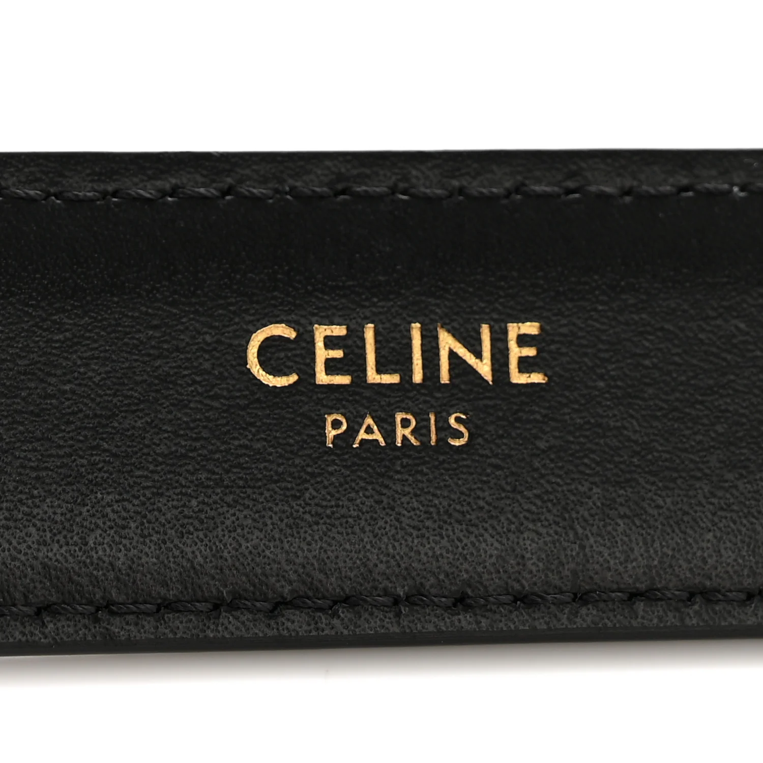Box Calfskin Medium 25mm Triomphe 75 30 Belt Black