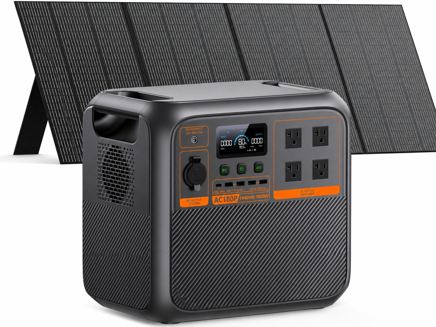 🔥Flash Sale – ONLY $39.99🔥AC180P Portable Power Station, 1800W Power Backup for Home, Camping & Emergency Use