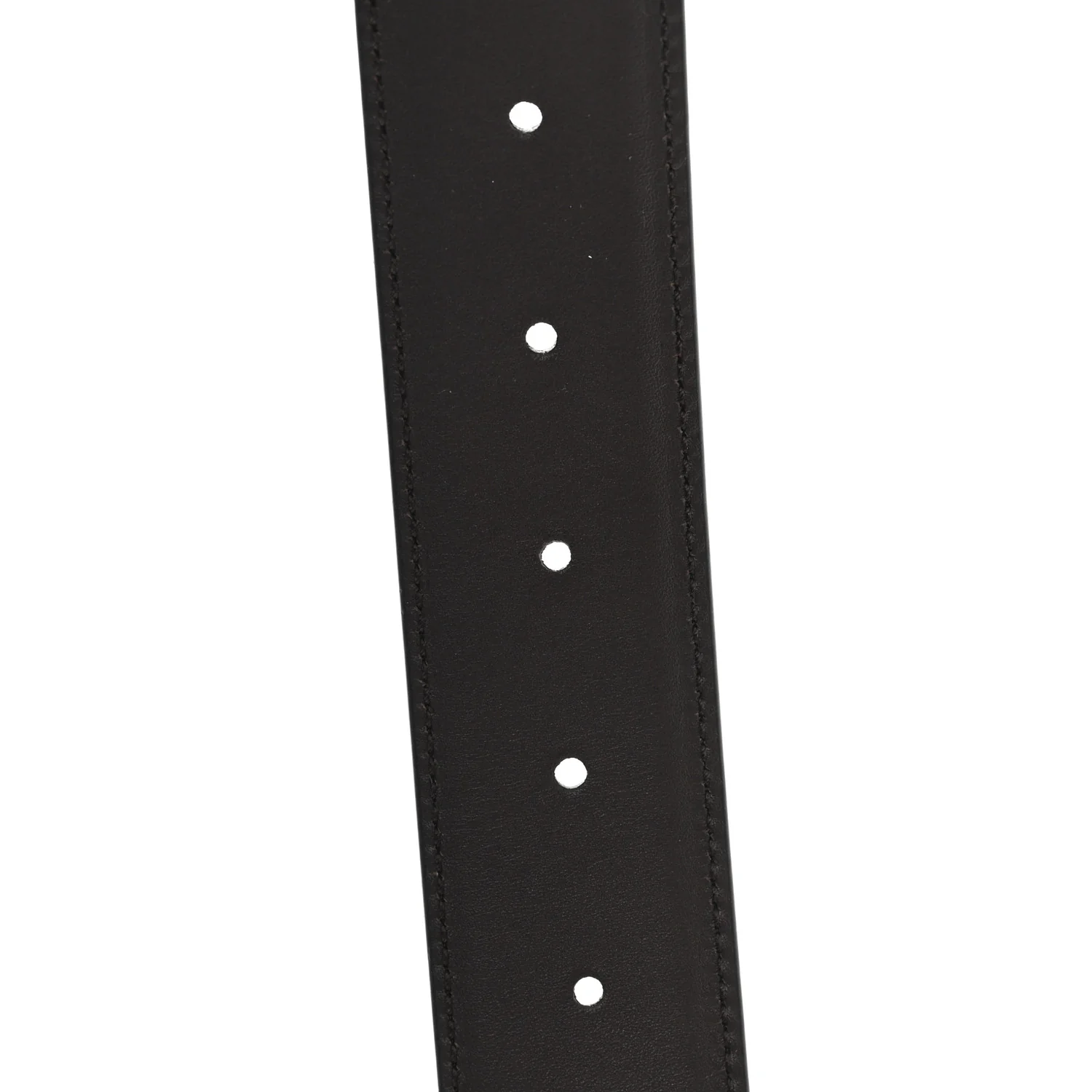 Moon Calfskin Square G Reversible 35mm Belt 95 38 Black