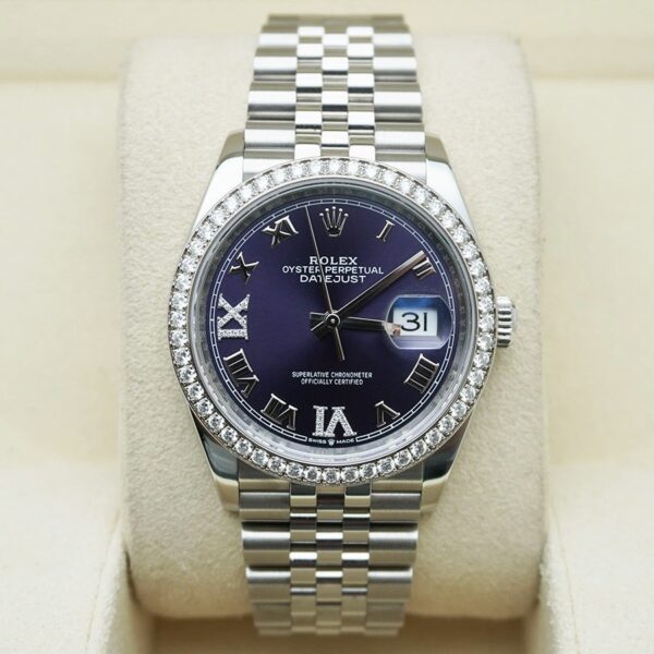 [Superclone] Rolex Datejust 36mm Aubergine Dial Jubilee 126284RBR
