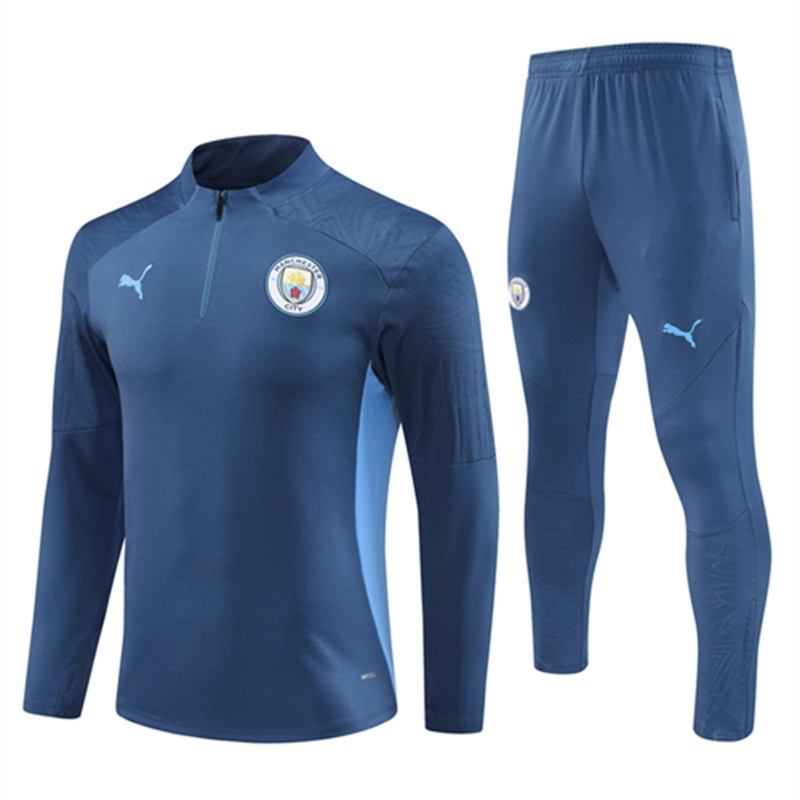 2024-25 Manchester City Royal Blue Long Sleeve Training Suit
