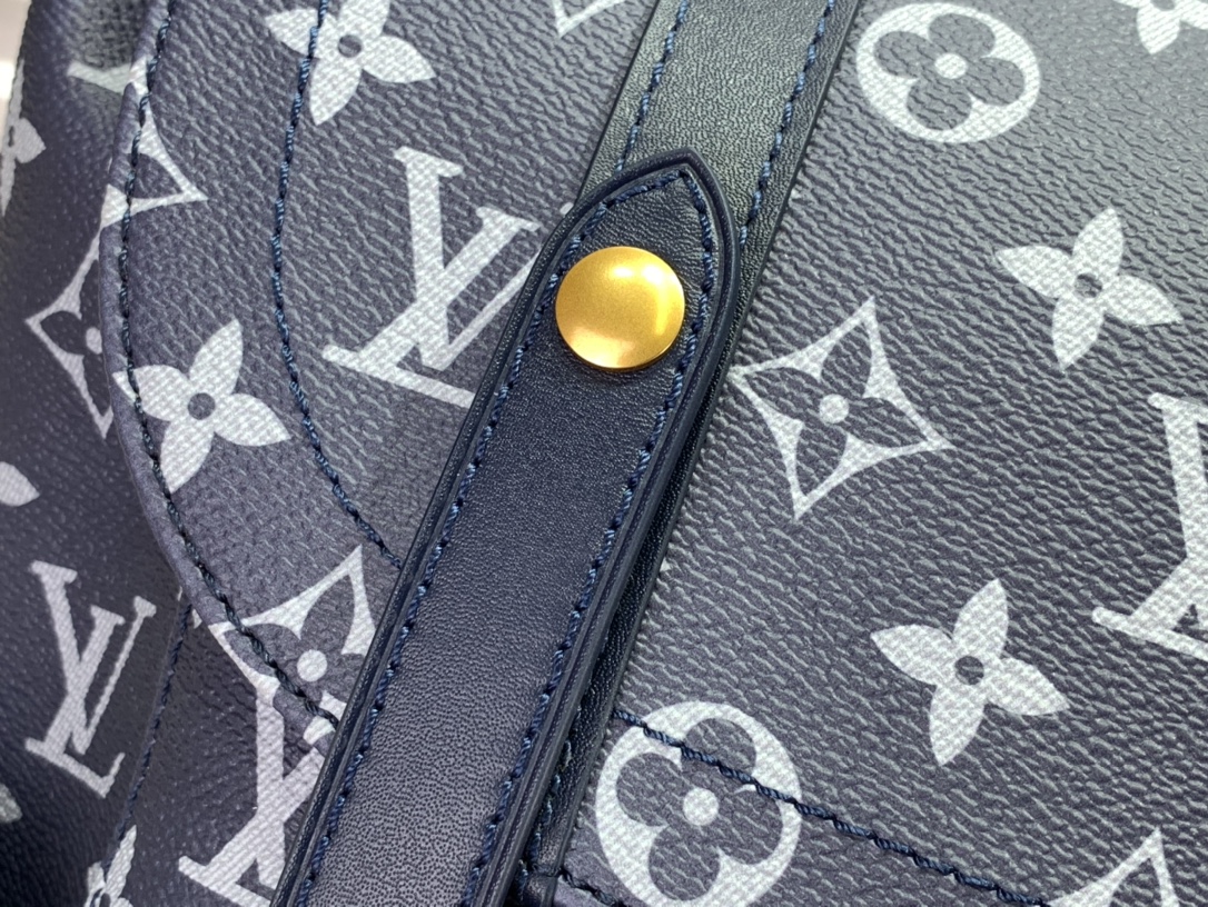 Louis Vuitton Christopher Pm Backpack Blue 48Cm For Men